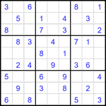 Судоку 9х9 #2316 легкий