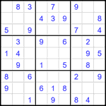 Судоку 9х9 #2318 легкий