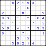 Судоку 9х9 #2320 легкий