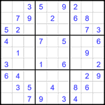 Судоку 9х9 #2321 легкий