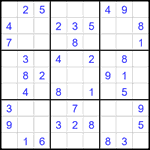 Судоку 9х9 #2324 легкий