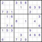 Судоку 9х9 #2325 легкий