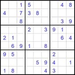 Судоку 9х9 #2329 легкий