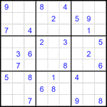 Судоку 9х9 #2244 средний