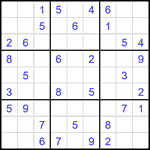 Судоку 9х9 #2245 средний