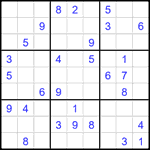 Судоку 9х9 #2246 средний