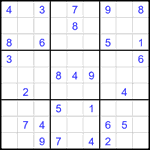 Судоку 9х9 #2248 средний