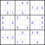 Судоку 9х9 #2249 средний