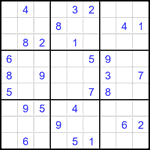 Судоку 9х9 #2250 средний