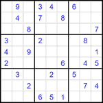 Судоку 9х9 #2251 средний