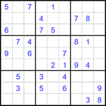 Судоку 9х9 #2253 средний