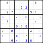 Судоку 9х9 #2254 средний