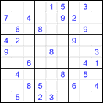 Судоку 9х9 #2256 средний