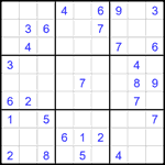 Судоку 9х9 #2260 средний