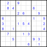 Судоку 9х9 #2261 средний
