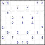 Судоку 9х9 #2263 средний