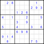 Судоку 9х9 #2264 средний