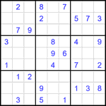 Судоку 9х9 #2267 средний