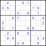 Судоку 9х9 #2271 средний