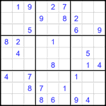 Судоку 9х9 #2274 средний