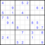 Судоку 9х9 #2276 средний