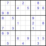 Судоку 9х9 #2278 средний