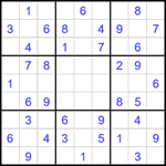 Судоку 9х9 #2279 средний