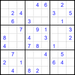 Судоку 9х9 #2280 средний