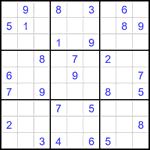 Судоку 9х9 #2281 средний