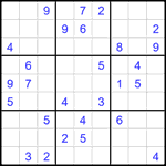 Судоку 9х9 #2283 средний