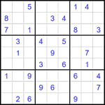 Судоку 9х9 #2284 средний