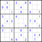 Судоку 9х9 #2288 средний