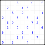 Судоку 9х9 #2290 средний