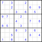 Судоку 9х9 #2294 средний