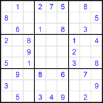 Судоку 9х9 #2295 средний