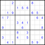 Судоку 9х9 #2297 средний