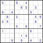 Судоку 9х9 #2298 средний