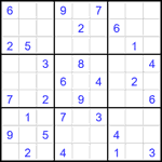 Судоку 9х9 #2299 средний