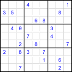 Судоку 9х9 #2274 трудный