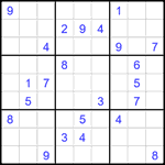 Судоку 9х9 #2252 очень трудный