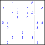 Судоку 9х9 #2255 очень трудный
