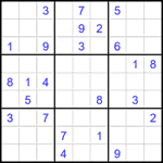 Судоку 9х9 #2260 очень трудный