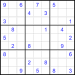 Судоку 9х9 #2261 очень трудный