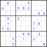 Судоку 9х9 #2267 очень трудный