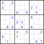 Судоку 9х9 #2272 очень трудный