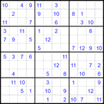 Судоку 12х12 #71 средний