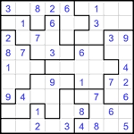 Судоку-пазл 9х9 #380 легкий