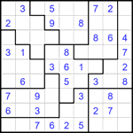 Судоку-пазл 9х9 #384 легкий