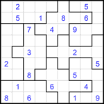 Судоку-пазл 9х9 #366 очень трудный