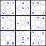 Судоку “Чет-нечет” 9х9 #306 легкий